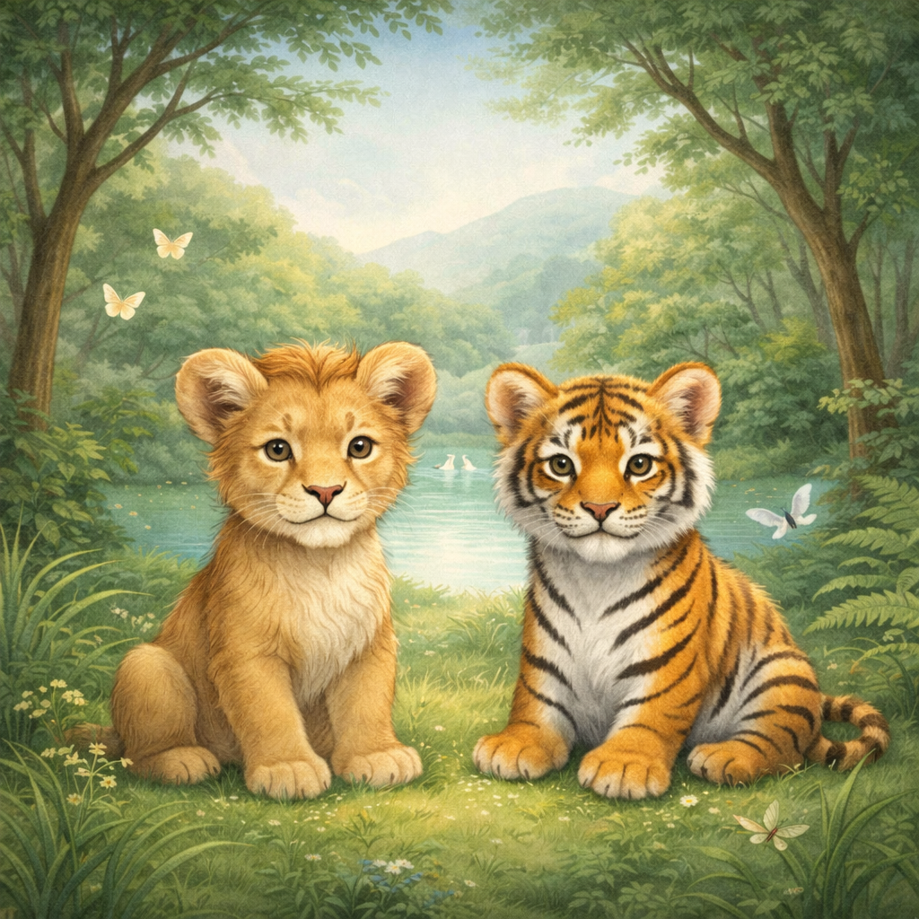 Safari Cubs Wallpaper