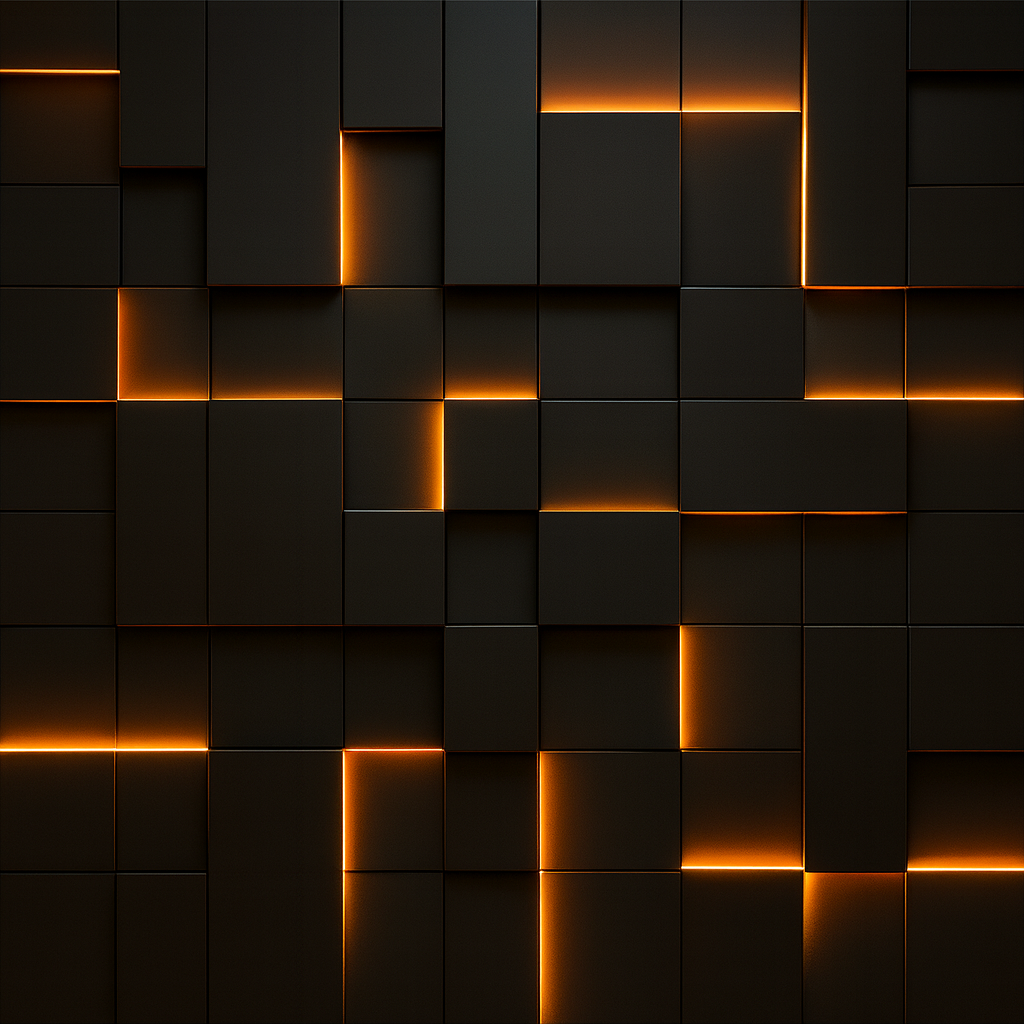 Midnight Luxe Glow Wallpaper