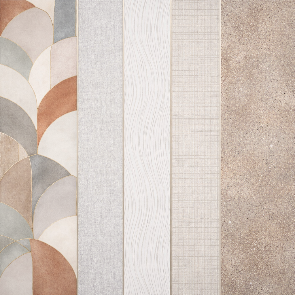 Sculpted Neutrals Wallpaper