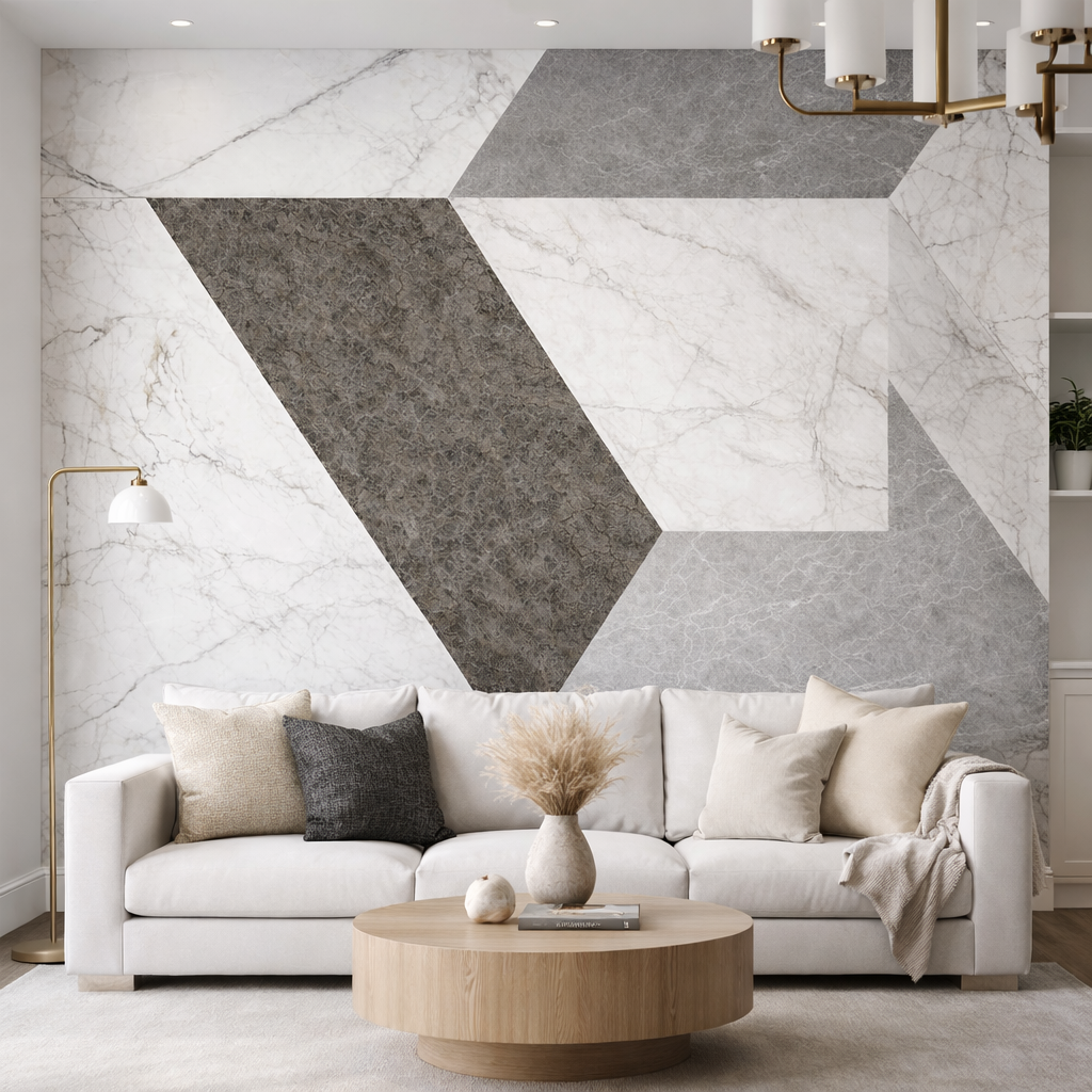 Aurelius Vein Wallpaper applied to the wall