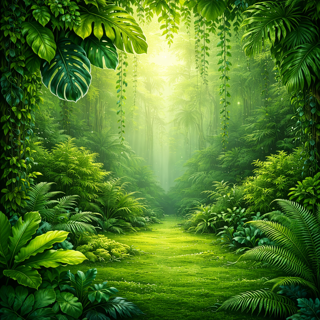 Jungle Glow Wallpaper