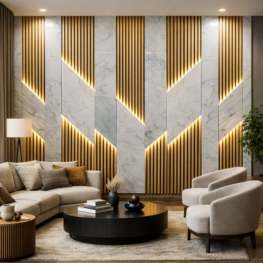 Chevron Marble Wallpaper