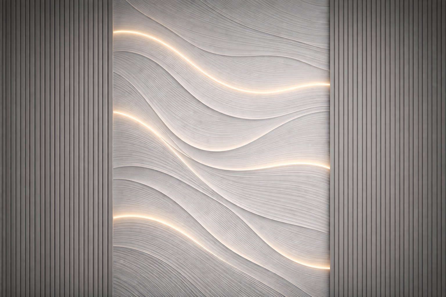 Luminous Flowline Wallpaper