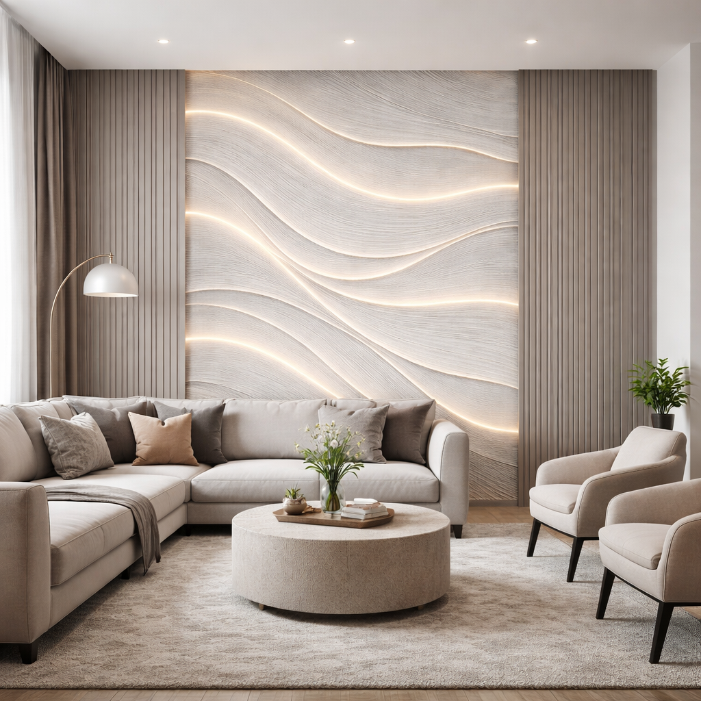 Luminous Flowline Wallpaper