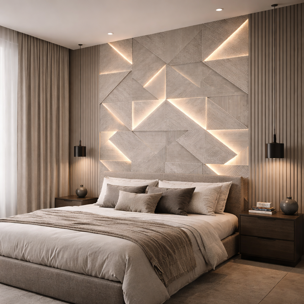 Geometric Glow Texture