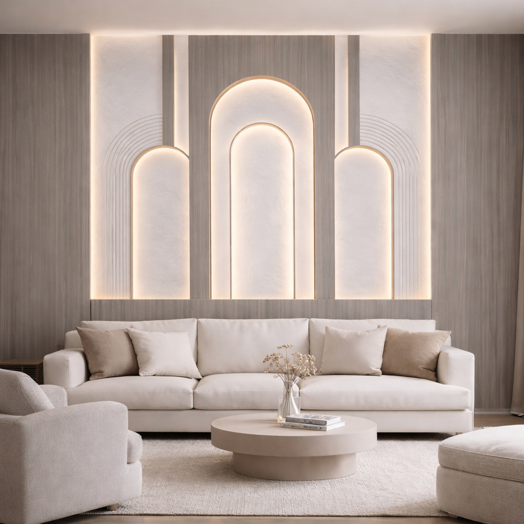 Contemporary Arches Wallpaper