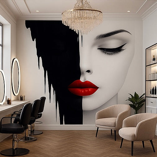 Noir Femme Beauty Wallpaper