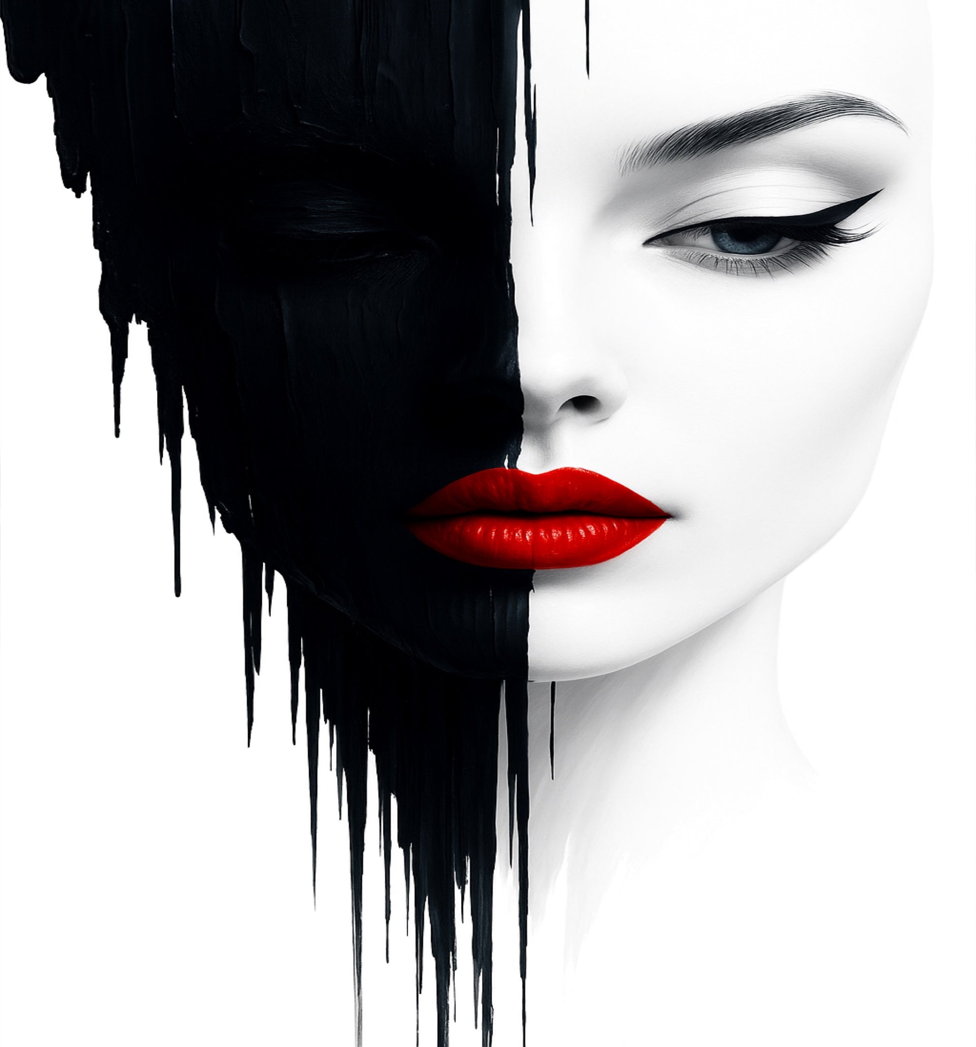 Noir Femme Beauty Wallpaper