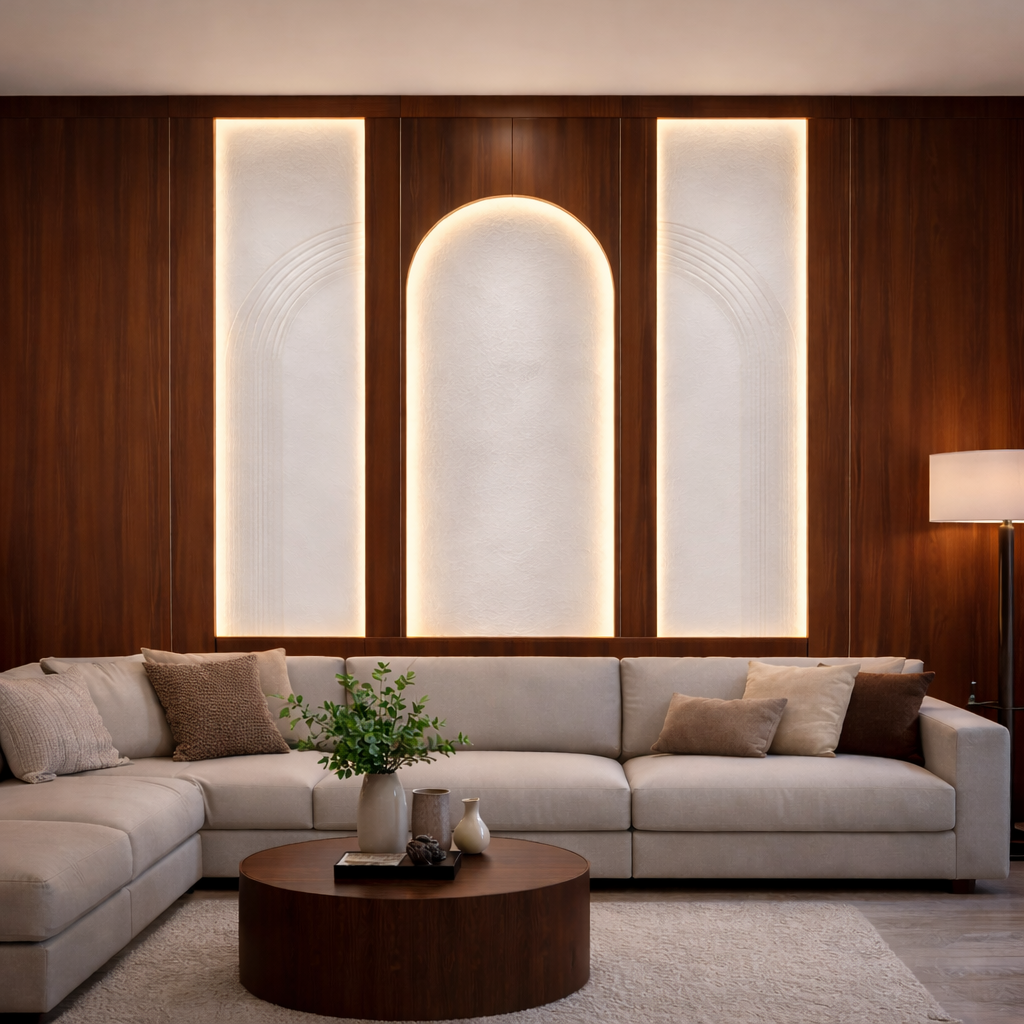 Glow Arches Wallpaper