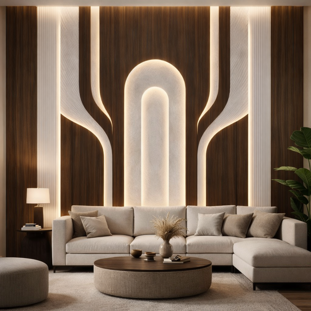 Luminous Arch Luxe Wallpaper