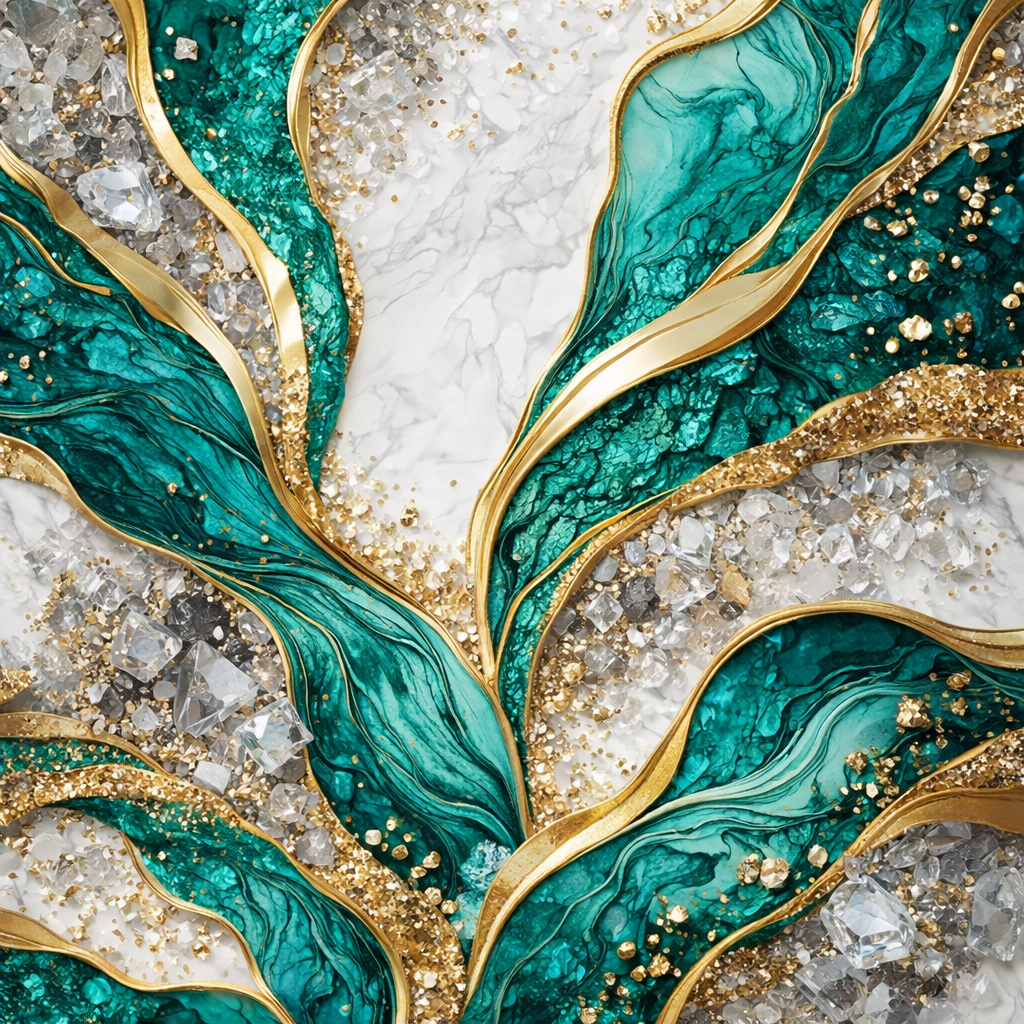 Onyx Wave Marble Wallpaper