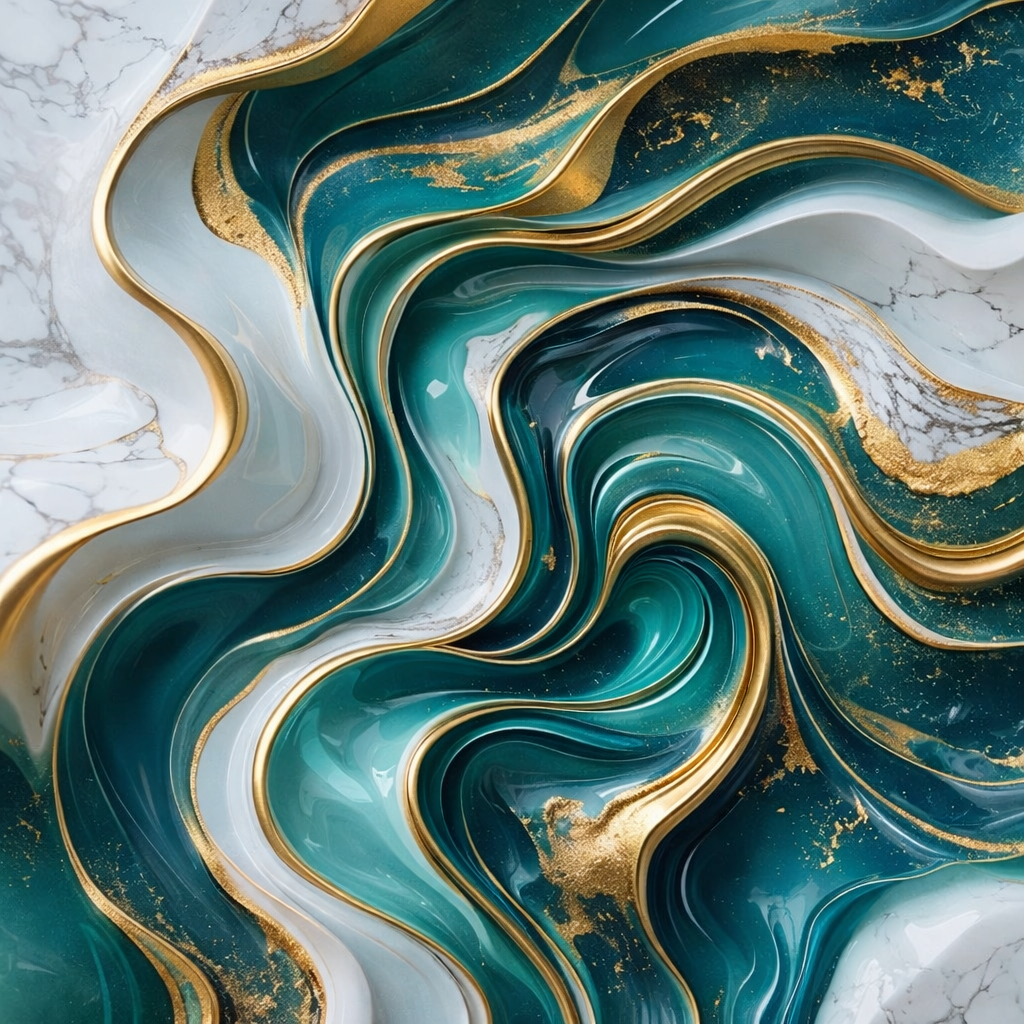 Opal Drift Marble Wallpaper