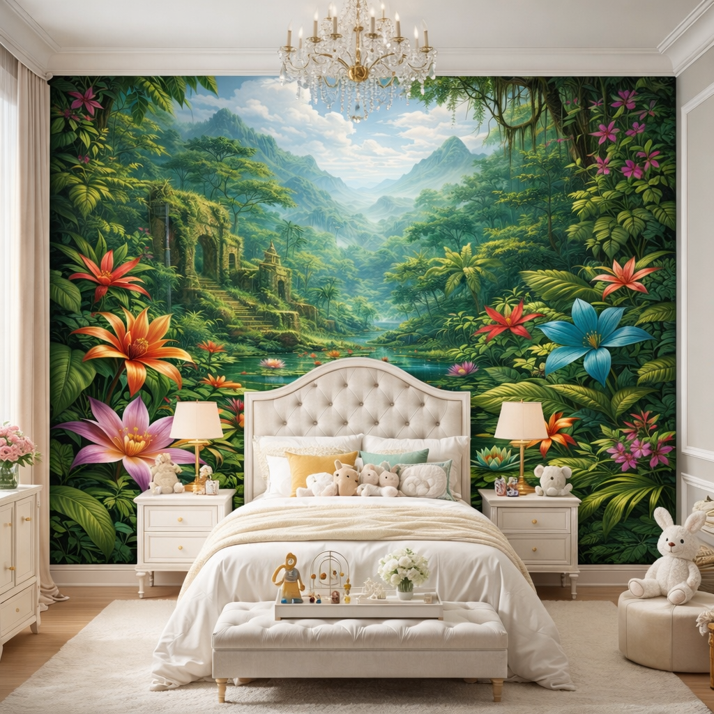 Jungle Lagoon Wallpaper