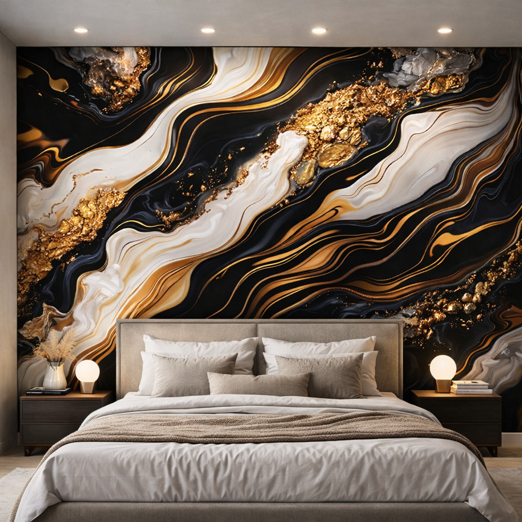 Noir Signature Marble Wallpaper