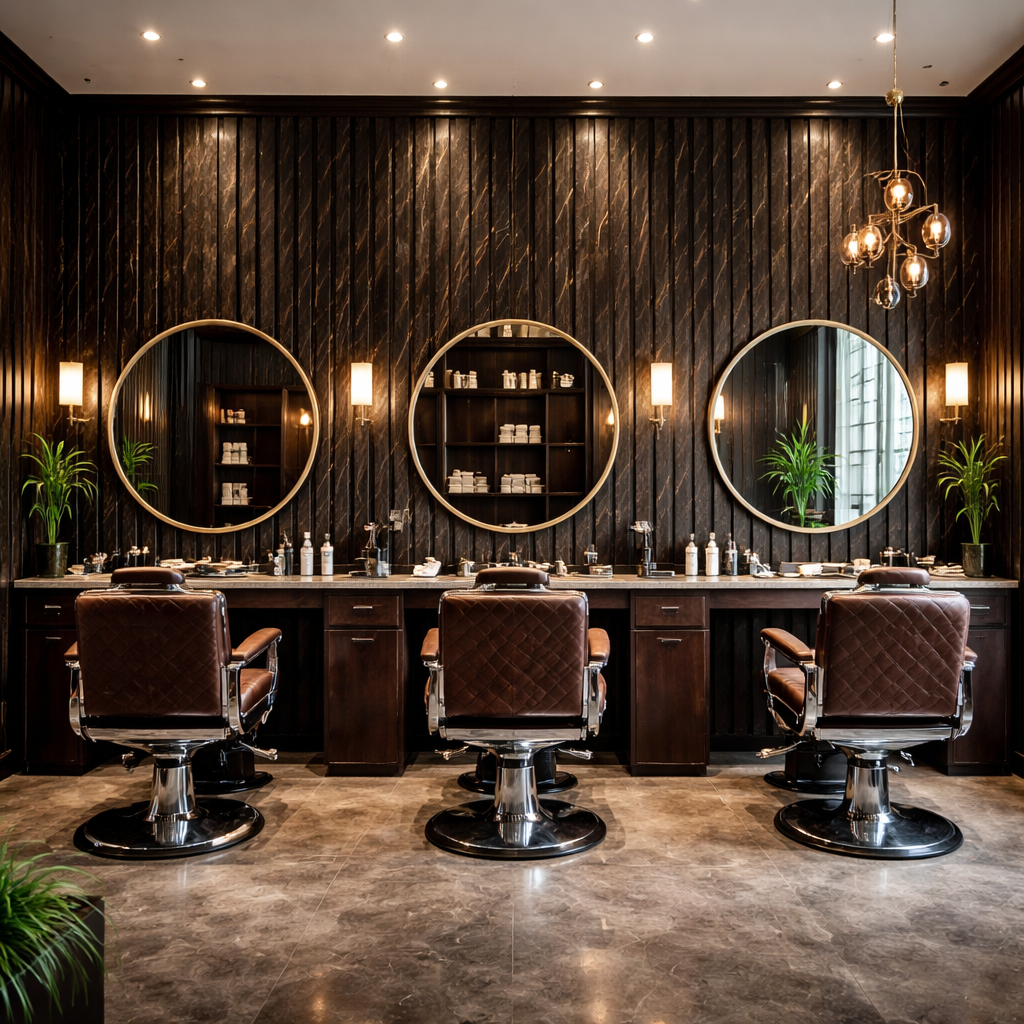 Black Marble Gold Slats Wallpaper