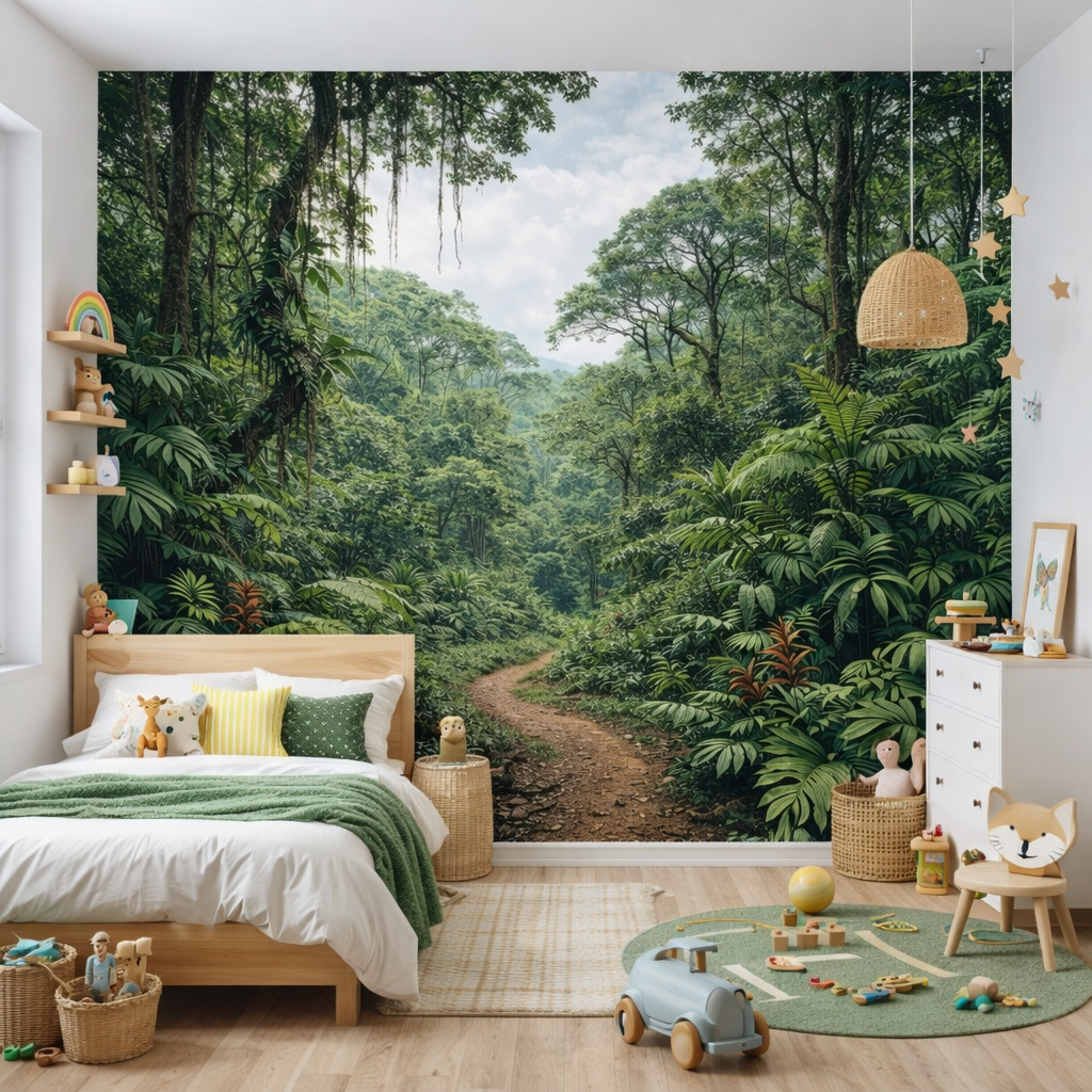 Jungle Pathway Wallpaper