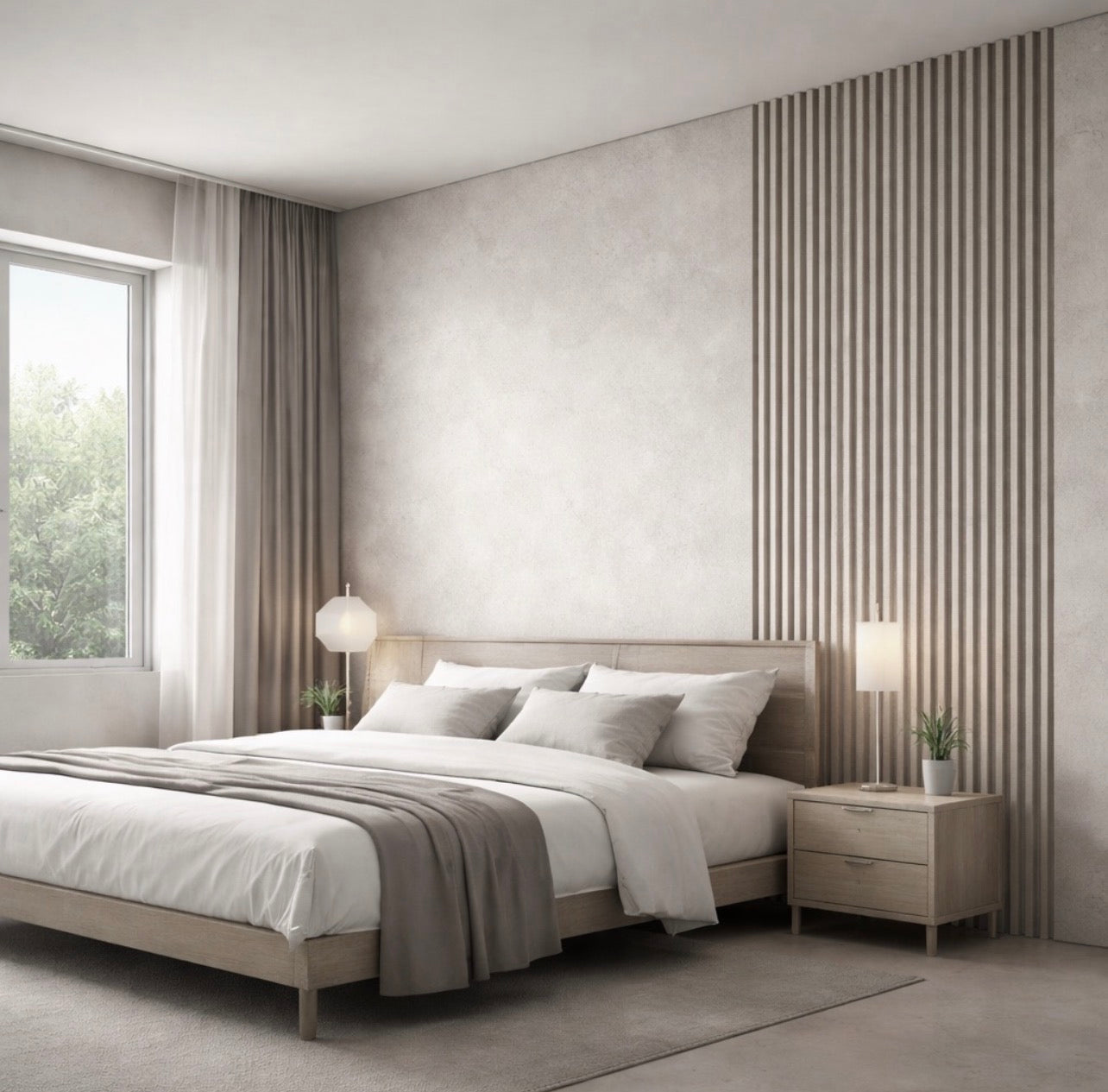 Linen Axis Wallpaper