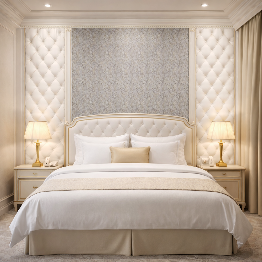 Tufted Panel Wallpaper