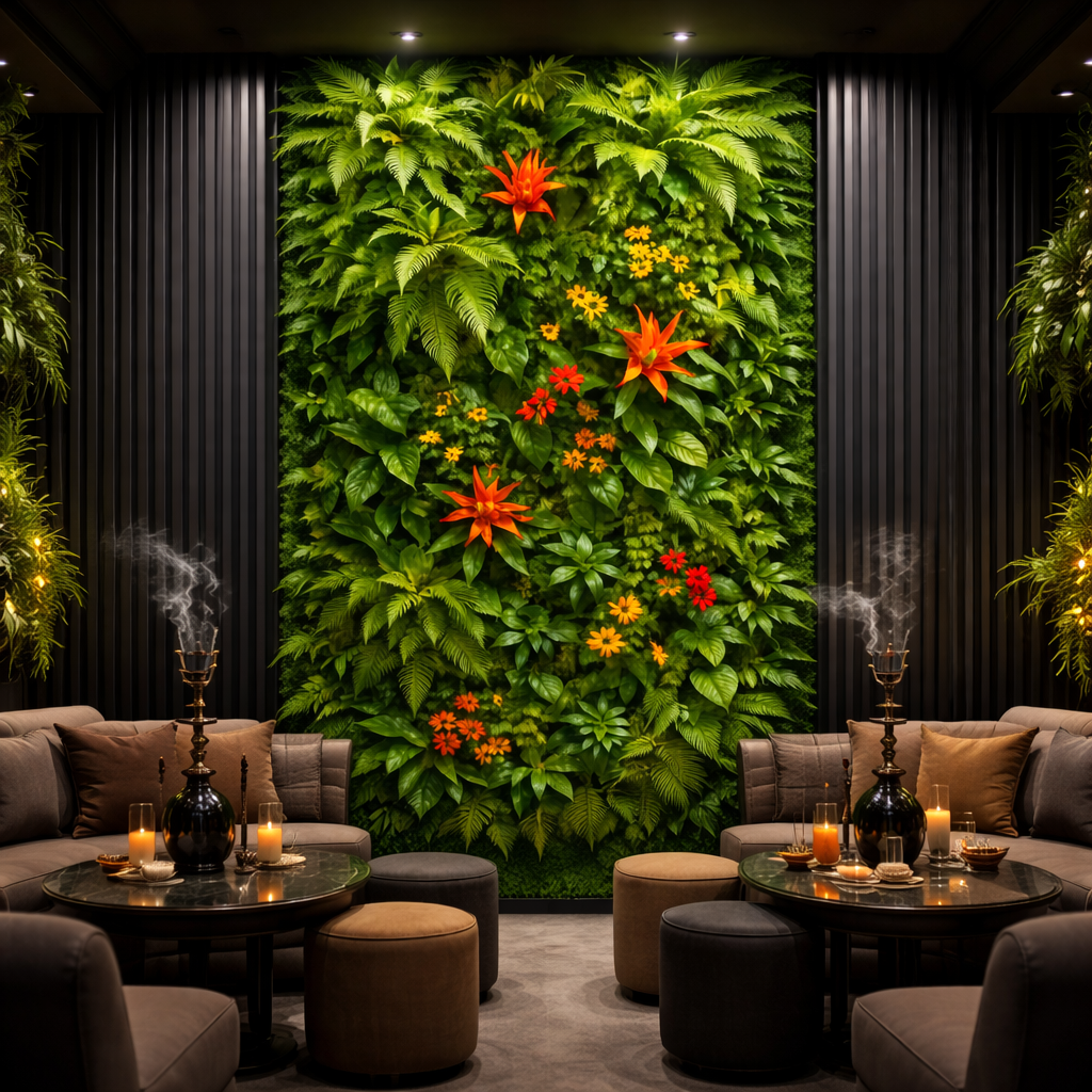 Tropical Vertical Garden Wallpaper