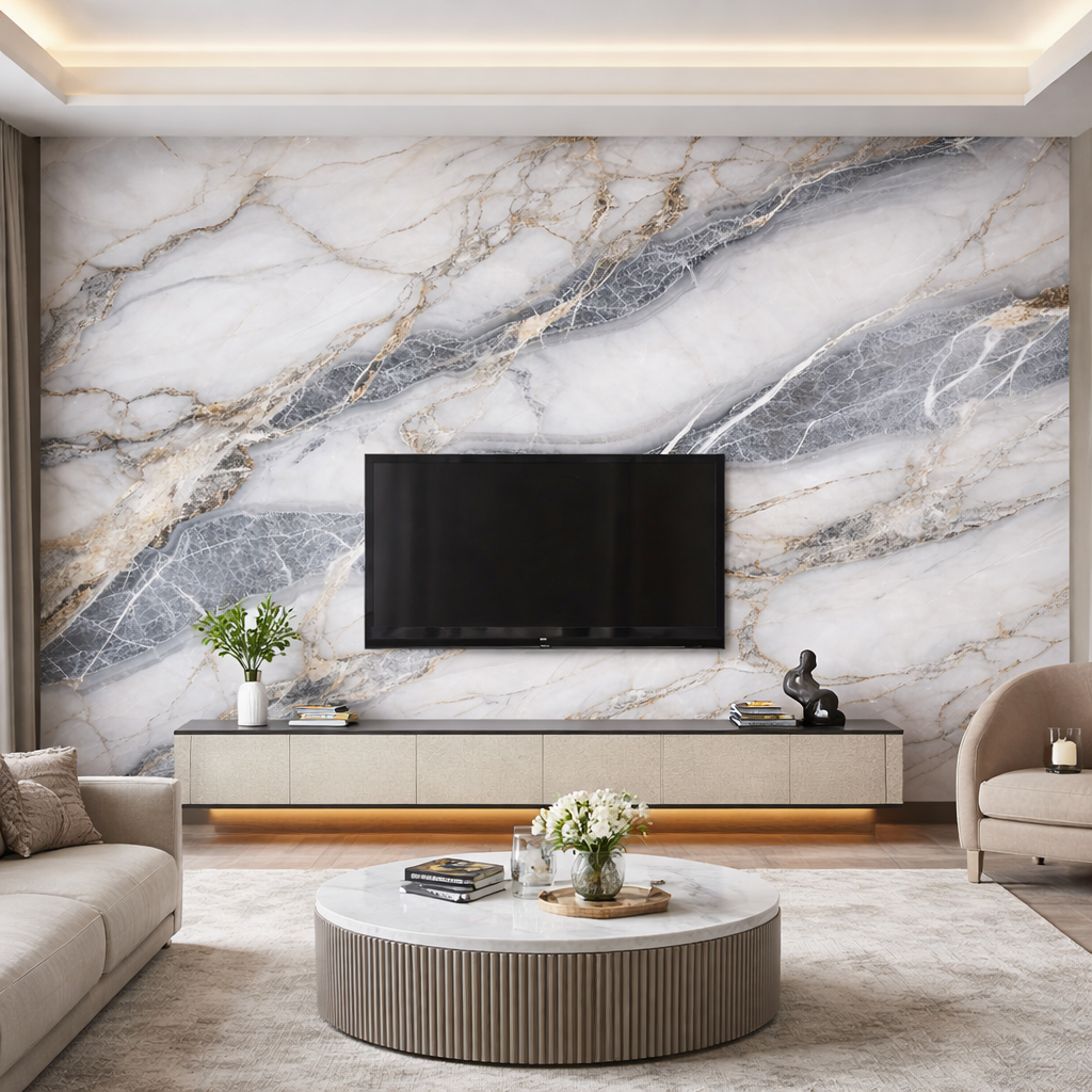 Opaline Marble Wallpaper