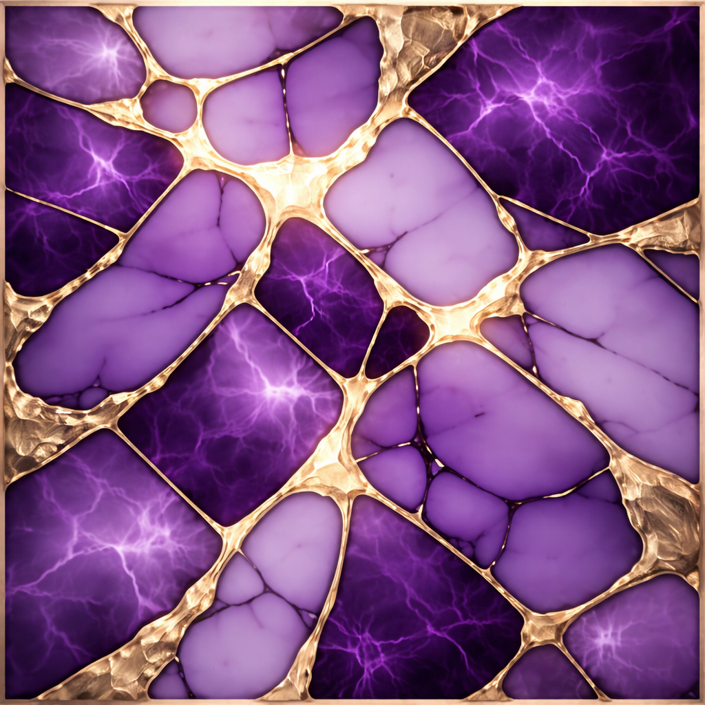 Imperial Amethyst Marble Wallpaper