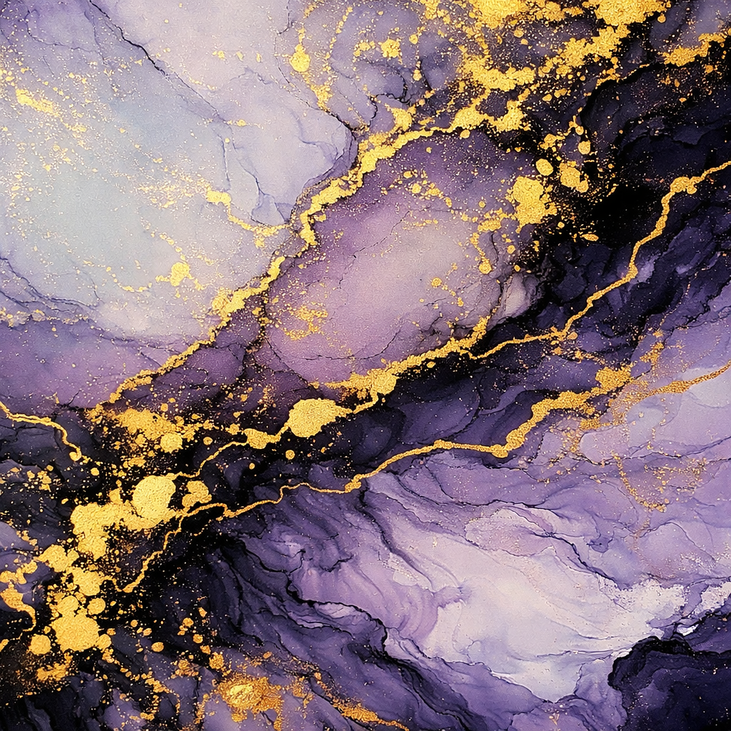 Imperial Bloom Marble Wallpaper