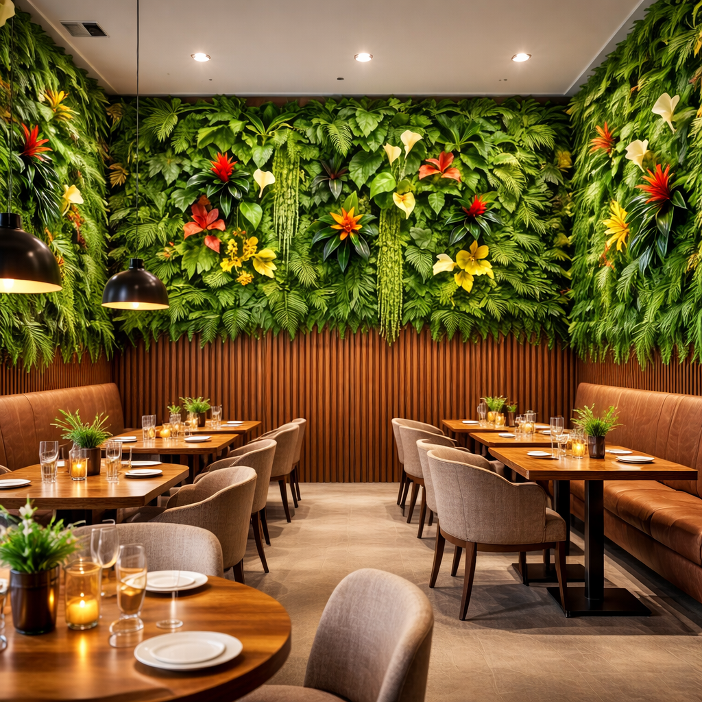 Botanical Vertical Garden Wallpaper