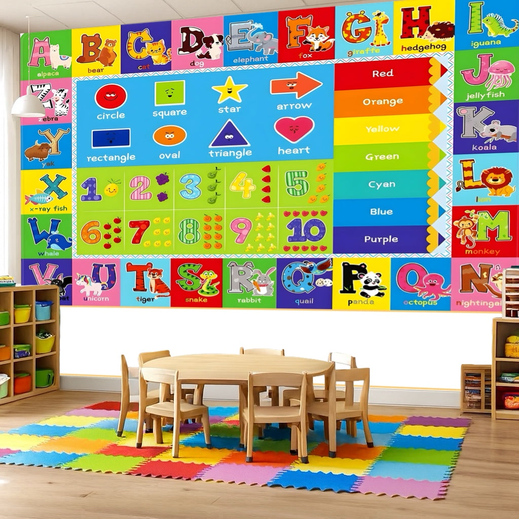 Kids Learning Wallpaper Mural